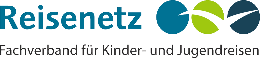 Logo Reisenetz e.V. - Der Fachverband für Kinder- und Jugendreisen